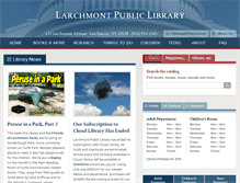 Tablet Screenshot of larchmontlibrary.org